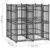 Outdoor Dog Kennel Steel 39.7 ft²